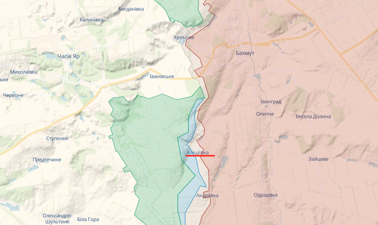 Генштаб: Российские войска атаковали на трех направлениях – карта