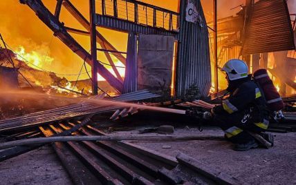 Нападение «Шахеда» на Львов: спасатели потушили масштабный пожар