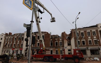 Ракетный обстрел оккупантами жилого дома в Харькове: поисково-спасательные работы завершены (фото)