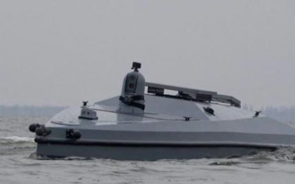 Морской дрон ГУР уничтожил скоростной катер врага в Крыму (видео)