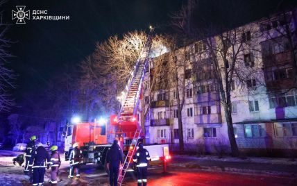 Влучання в будинок у Харкові: подробиці з фото